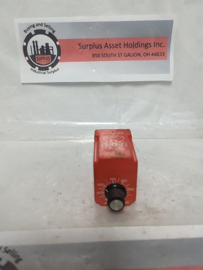 Used NATIONAL CONTROLS,T3K-300-461,SOLID STATE TIMER 3-300 SECONDS PRE-OWNED