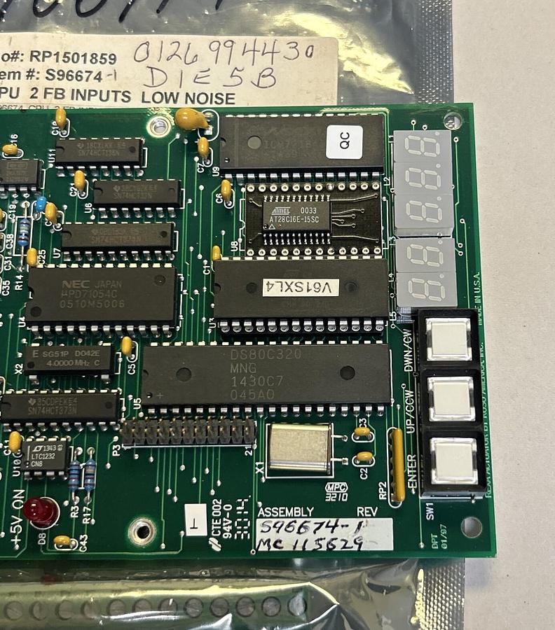 REXA ROSO,S96674-1,CIRCUIT BOARD NOS