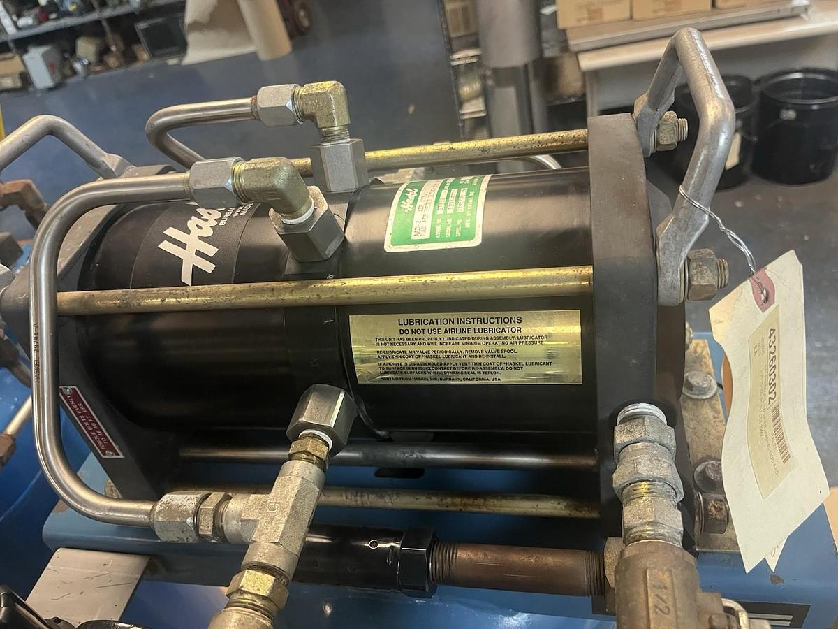 Used HASKEL ,AAD-2-VT15-250,AIR AMPLIFIER