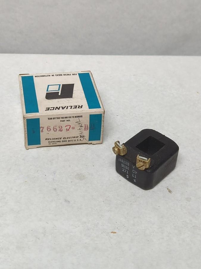 RELIANCE ELECTRIC,76627-BD,COIL 110/120V 50/60 CY NOS