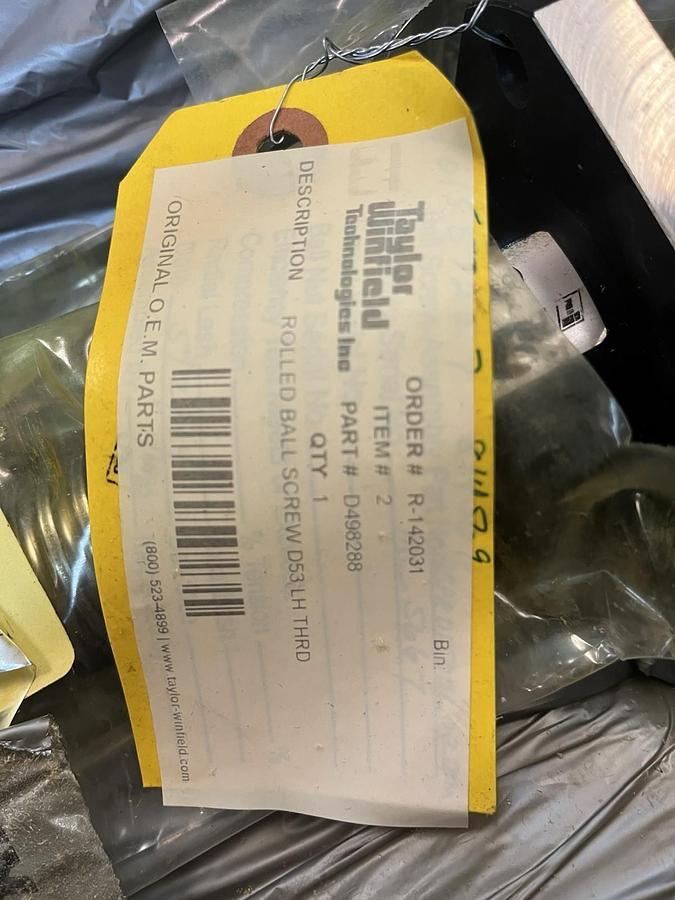 TAYLOR WINFIELD,D498288,ROLLED BALL SCREW D53 LH THREAD