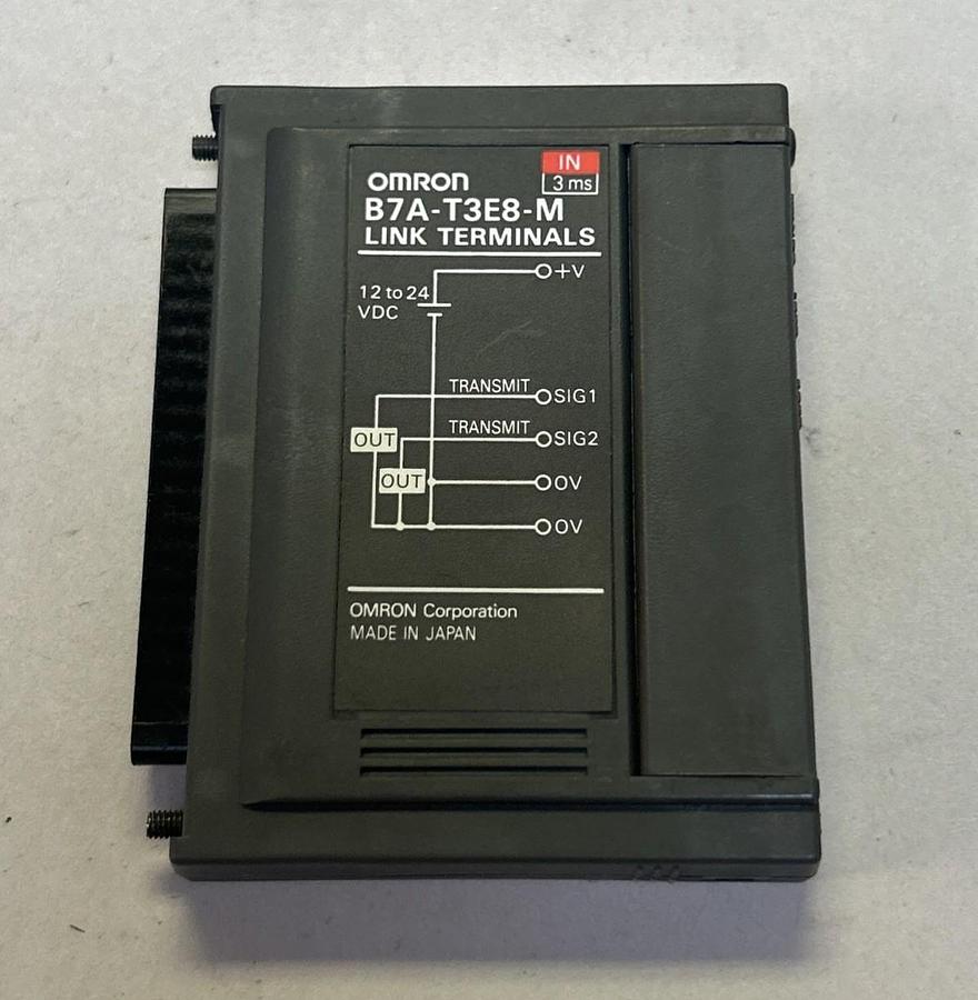 Used OMRON,B7A-T3E8-M,LINK TERMINALS