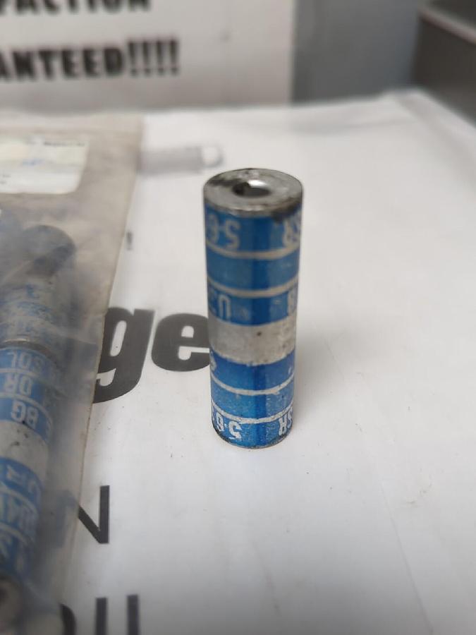 BURNDY,YSU4W4W,BLUE SERVICE COMMPRESSION SLEEVE 5-6STR 4SOL 6ACR LOT OF 15