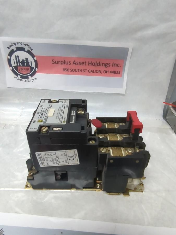 Used SQUARE D,85362B02S,CONTACTOR SERIES A SIZE 0 PRE-OWNED