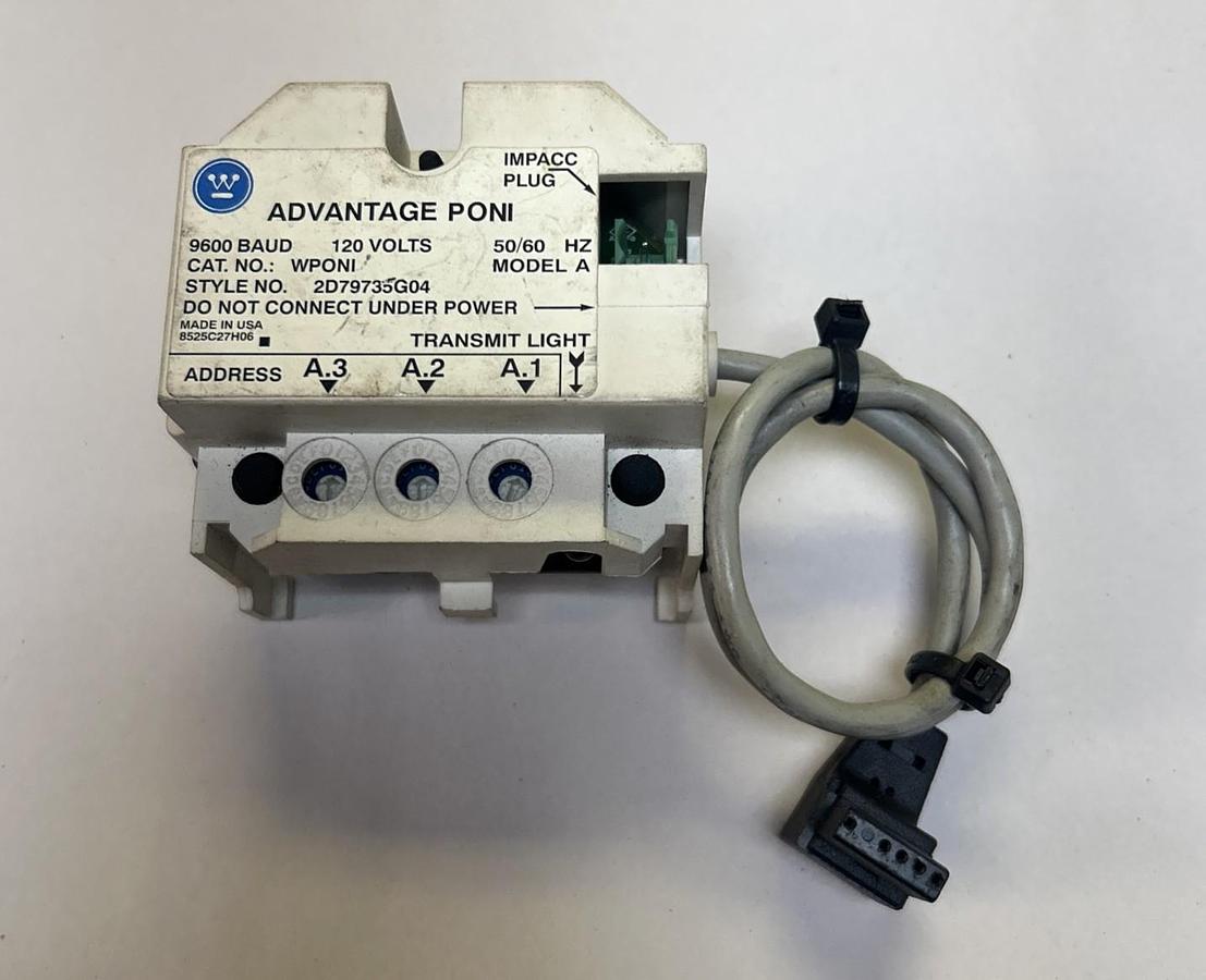 Used WESTINGHOUSE,WPONI,ADVANTAGE PONI INTERFACE MODULE