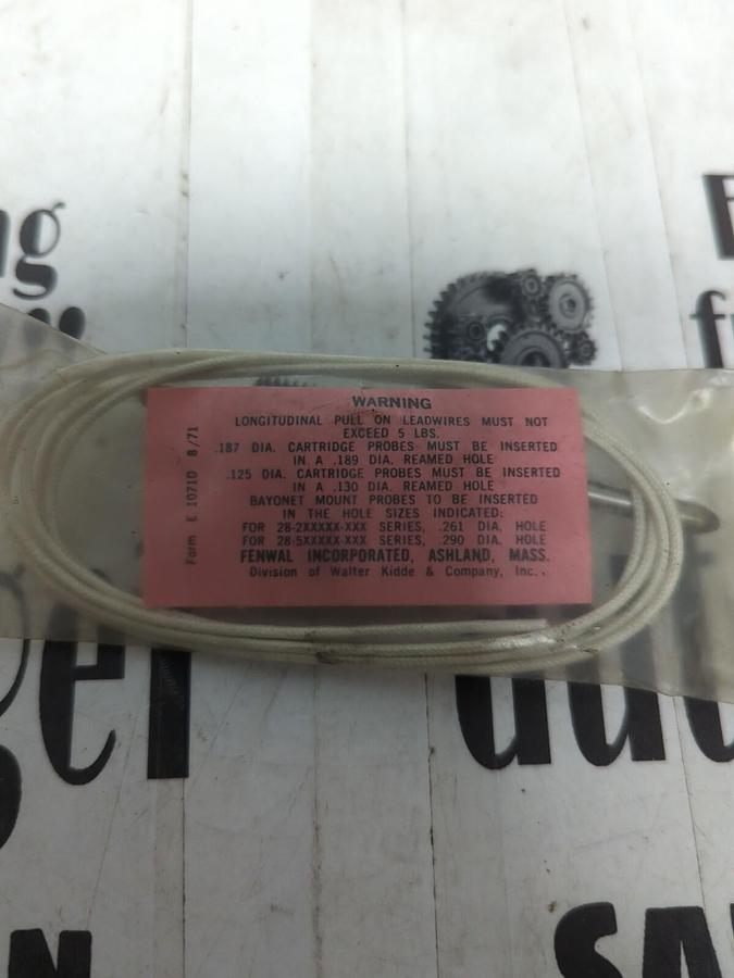 FENWEL,28-230407-305,THERISTOR PROBE FOR 0.261 INCH DIAMETER HOLE FORM E 1071D