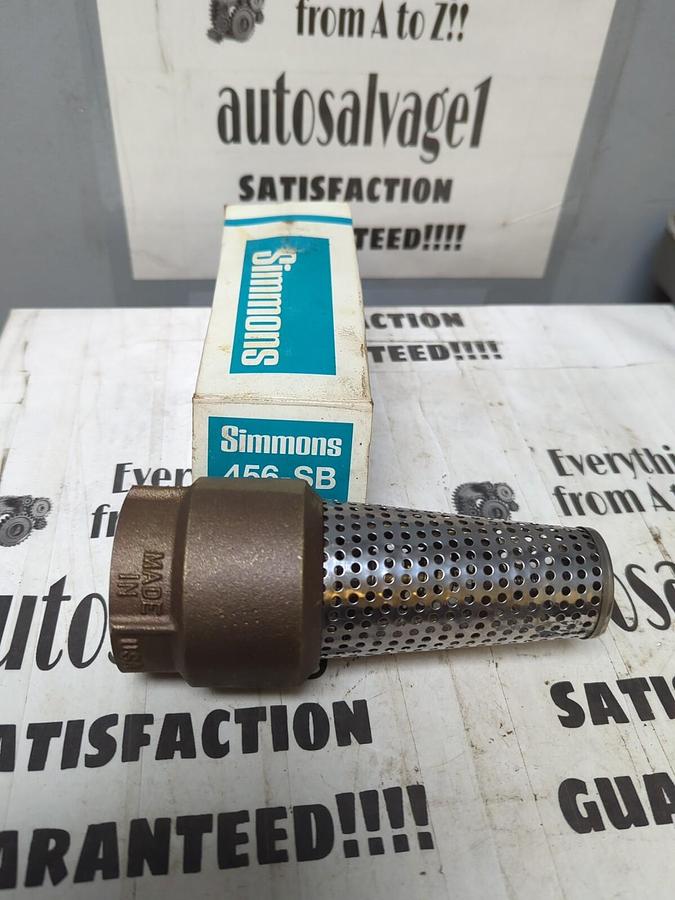 SIMMONS,456-SB 1-1/2,FOOT VALVE NOS