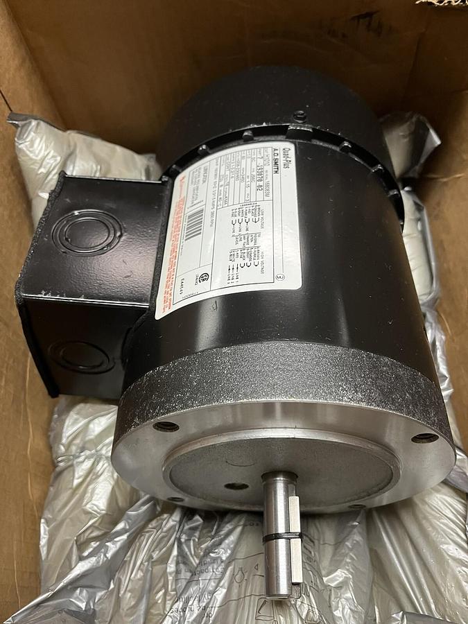 A.O. SMITH,H1010,QUAD PLUS MOTOR 1HP SC 3450RPM 3PH FR J56C