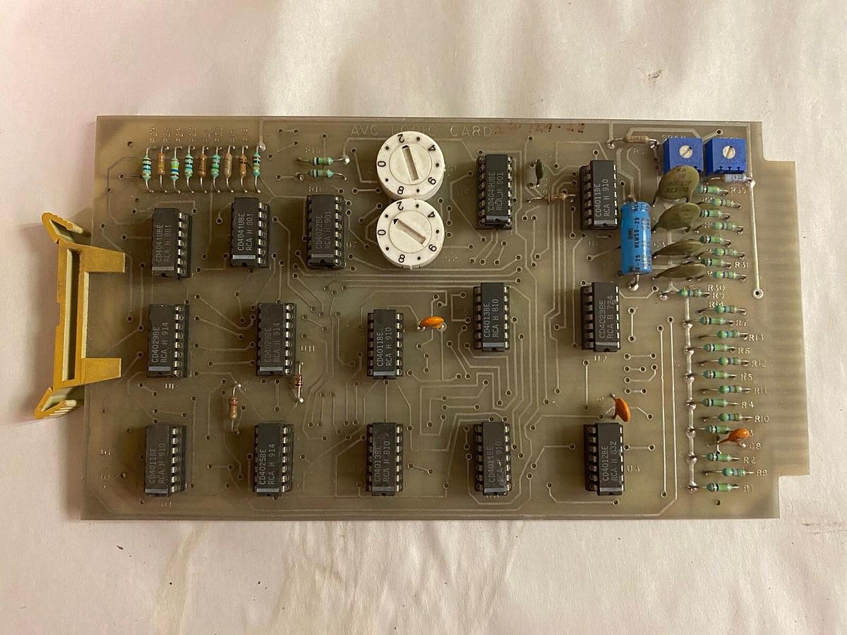 Used AVC,10124E,LOGIC CARD REV E
