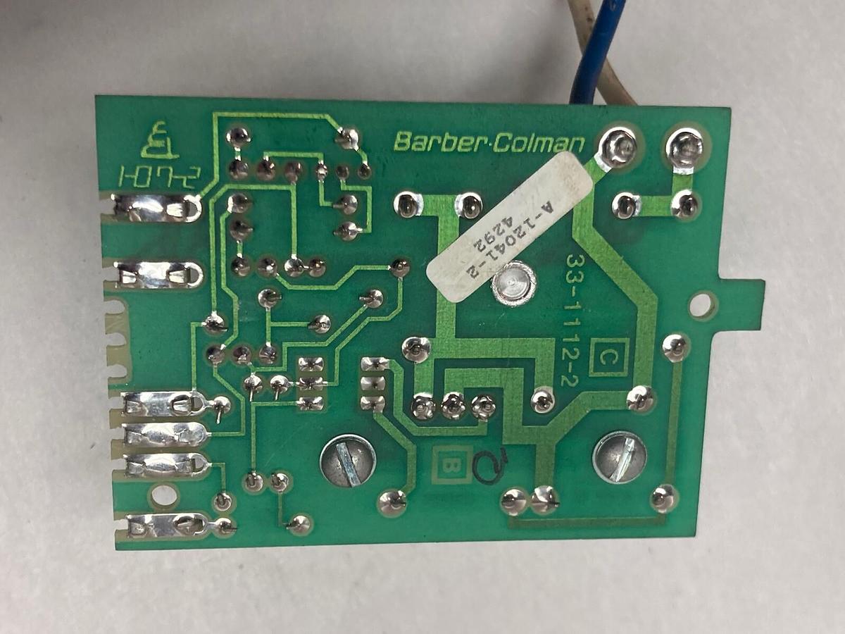 Used Barber-Colman,33-1112-2,Circuit Board