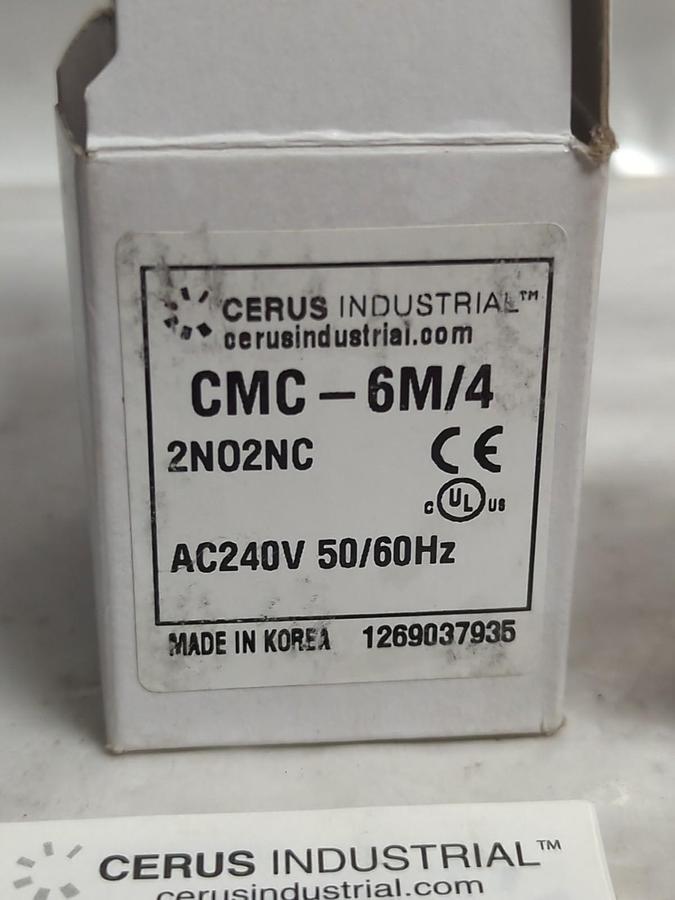 CERUS/ORION,CMC-6M/4,MINI CONTACTOR/RELAY AC240V 50/60HZ NOS