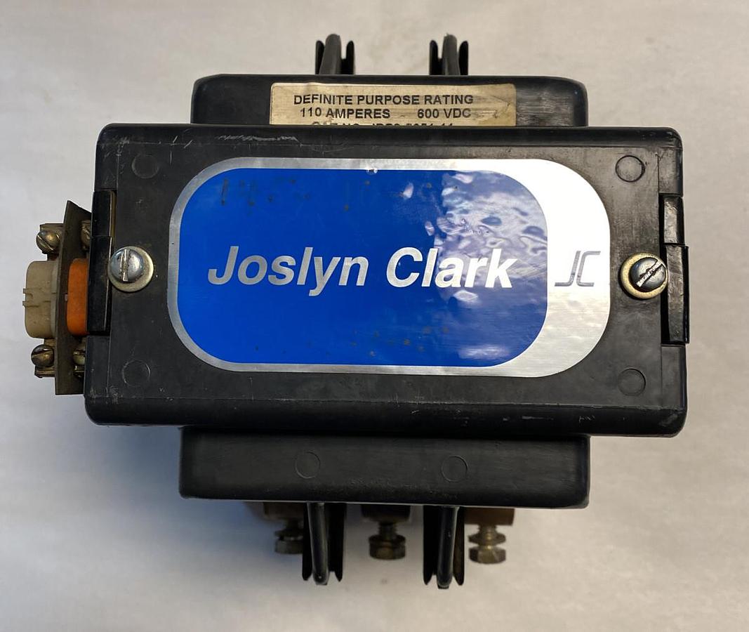 Used Joslyn Clark,JDP3-5051-11 JDP3505111,Definite Purpose Contactor 110AMP 600VDC