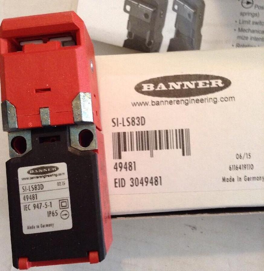 Banner,58748 SI-LS83MRVD,Limit Switch Style Machine Safety Switch Original Kit
