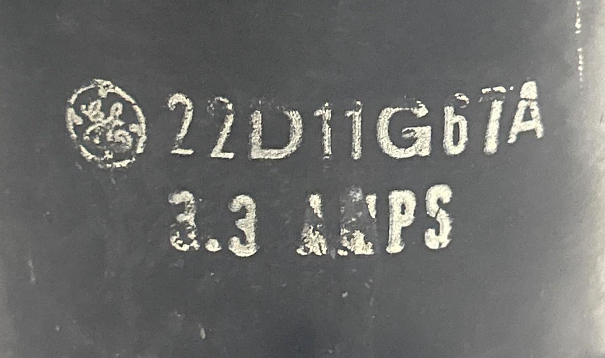 Used GENERAL ELECTRIC,22D11G67A,SOLENOID COIL 3.3A