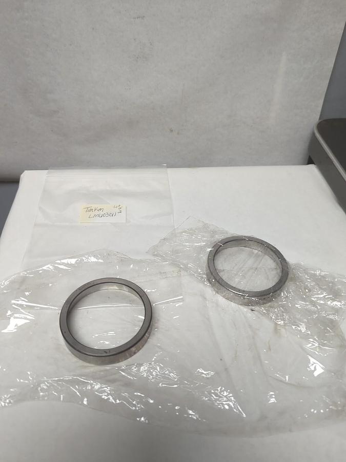 TIMKEN,LM603011,ROLLER BEARING CUP LOT OF 2 MISSING BOXES