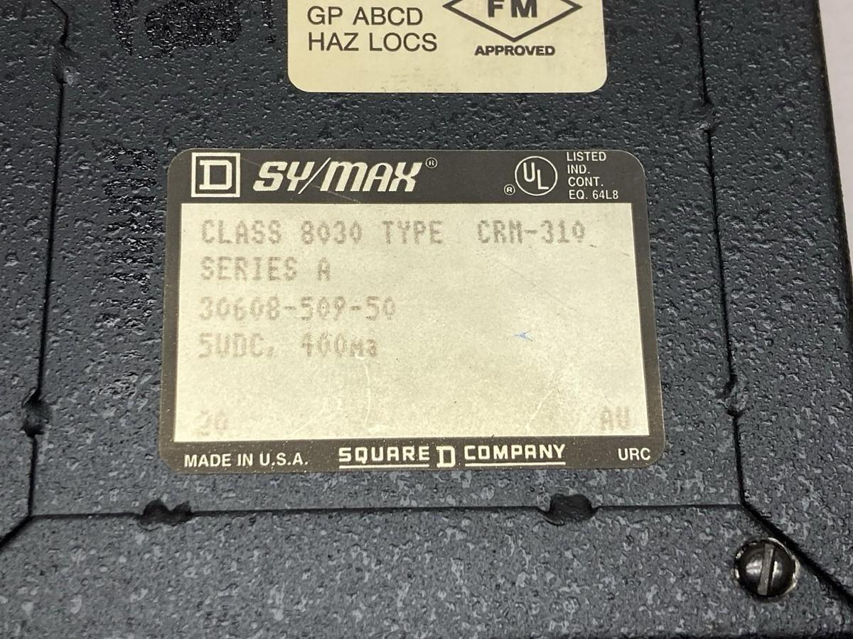 Used Square D SY/MAX,Class 8030 Type CRM-310,Fiber Optic Interface Module Ser A
