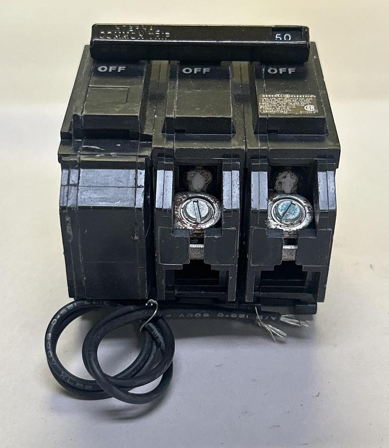 Used GENERAL ELECTRIC,TQSTA1,CIRCUIT BREAKER 50A 120/240V 2P