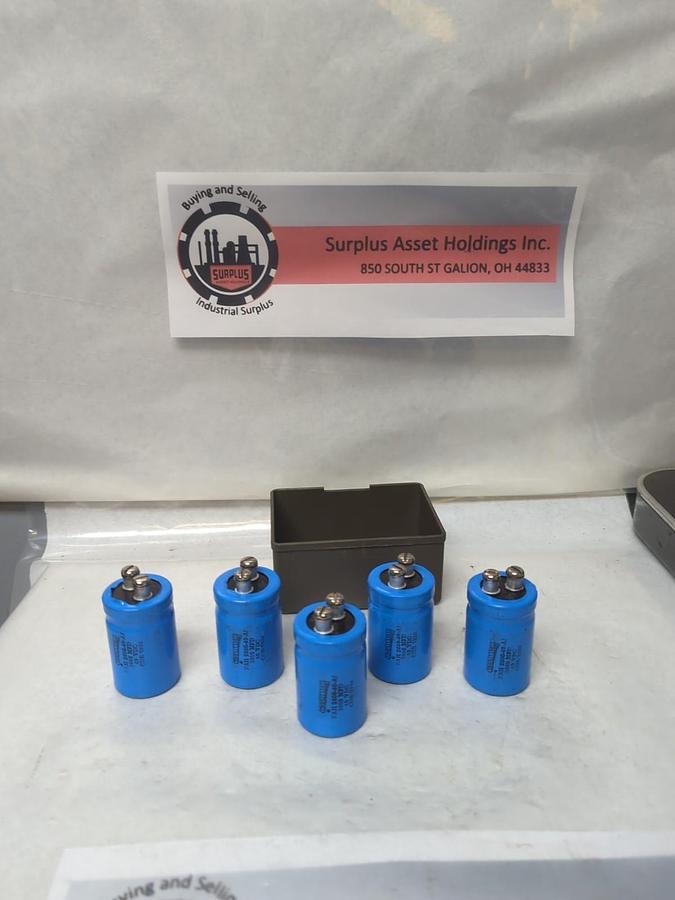 Used COMPUTAMITE,FAF2600-40-A1,CAPACITOR 2600MFD 40VDC LOT OF 5 PRE-OWNED