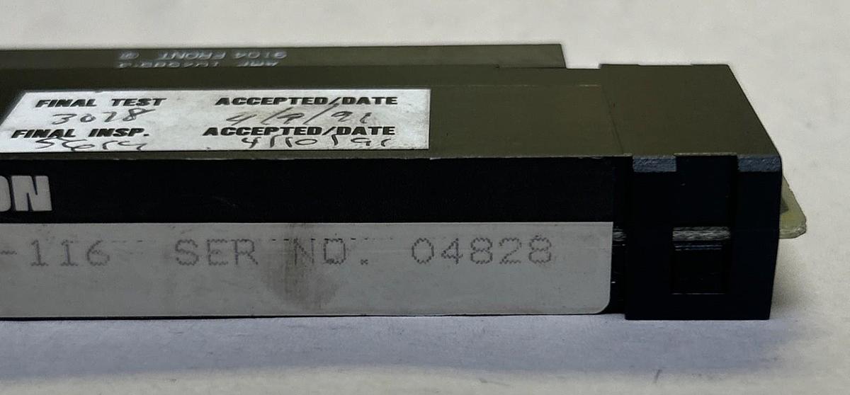 Used MODICON,AS-M680-116,MODULE MEMORY