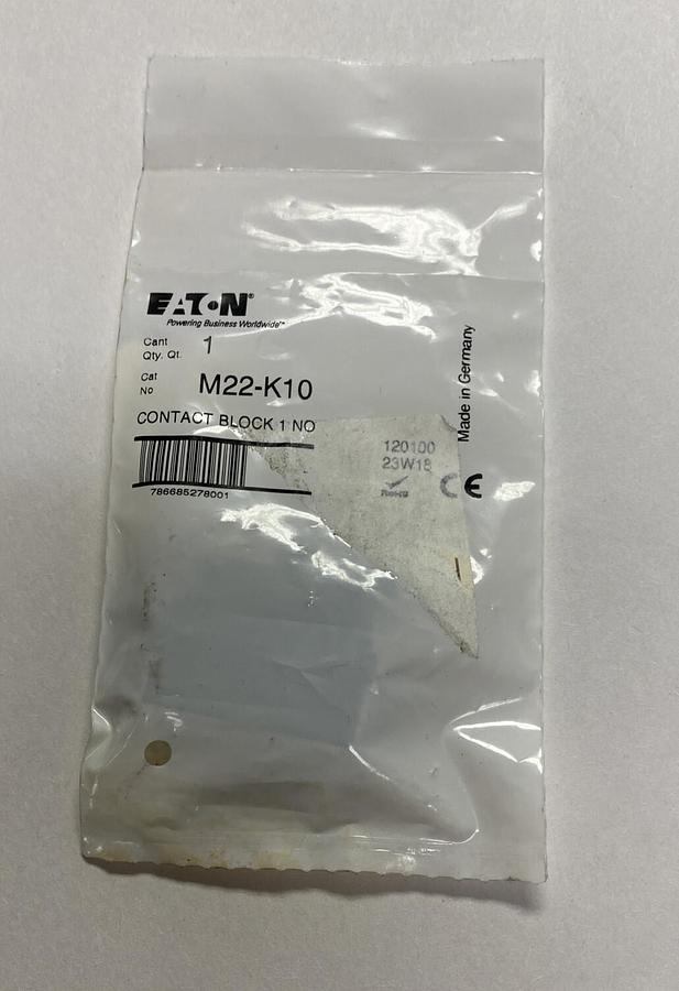 Used EATON,M22-K10,CONTACT BLOCK NEW