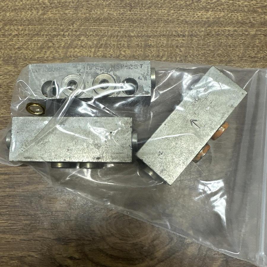 Used Lubriquip,MSP-25T,Hydraulic Divider Manifold LOT of 3