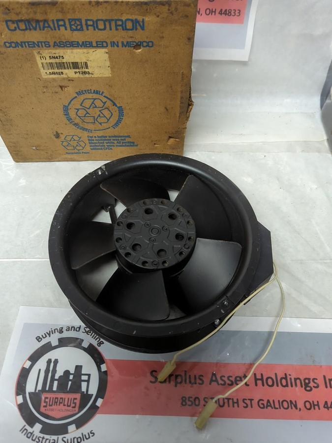 COMAIR ROTRON,5N475,FAN 230V 50/60HZ 26/28W NOS