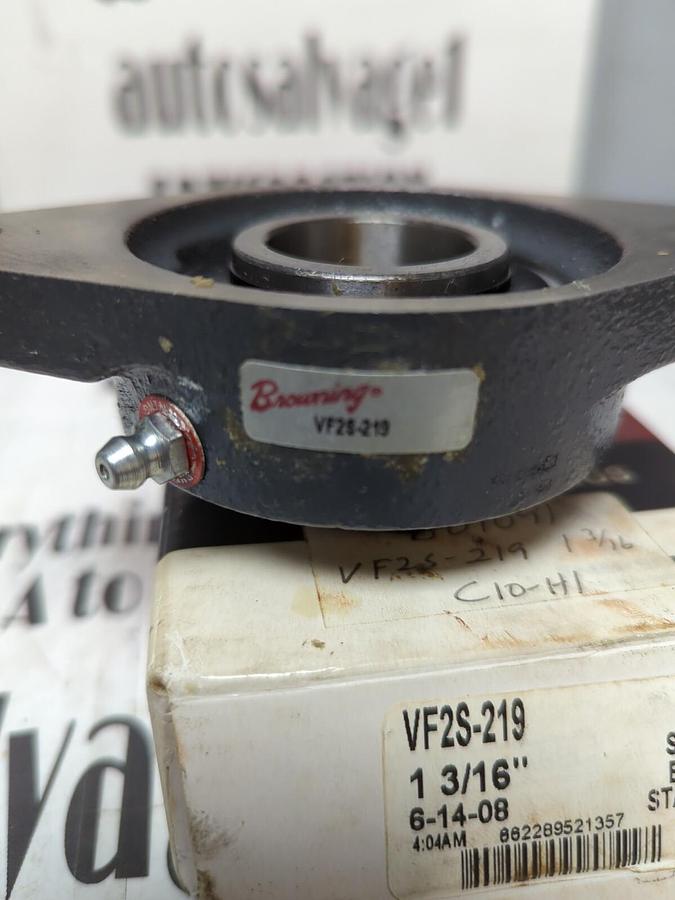 BROWNING,VF2S-219,1-3/16 INCH BORE 2-BOLT FLANGE BEARING NOS