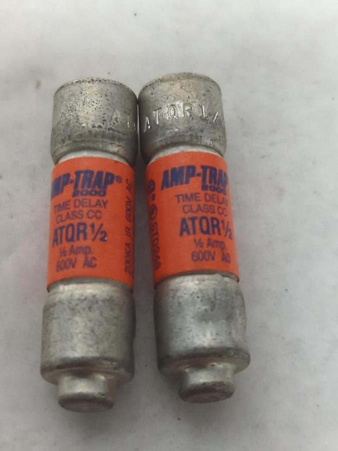 GOULD SHAWMUT,ATQR 1/2,AMP-TRAP 1/2 FUSE LOT OF 2 NOS