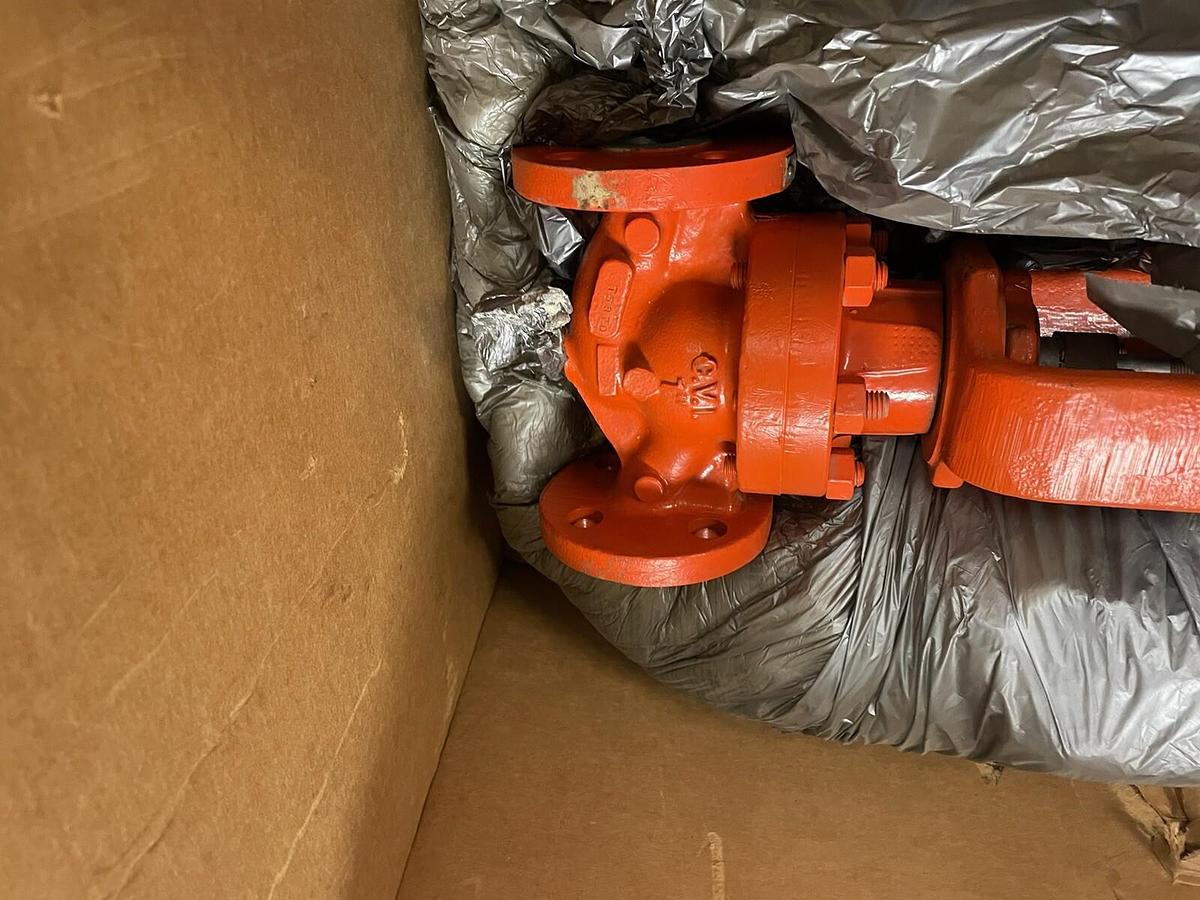 Used COPES VULCAN,V-40,1 INCH ACTUATOR VALVE CLASS 300 WCB