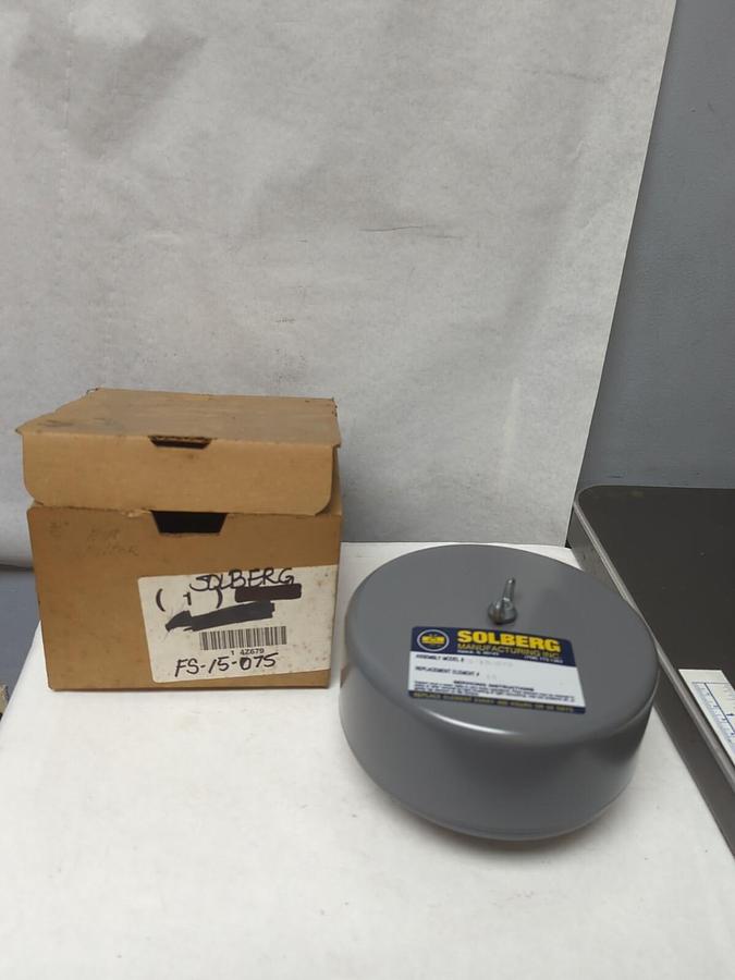 SOLBERG,FS-15-075,FILTER SILENCER 3/4 INCH WITH FILTER NOS