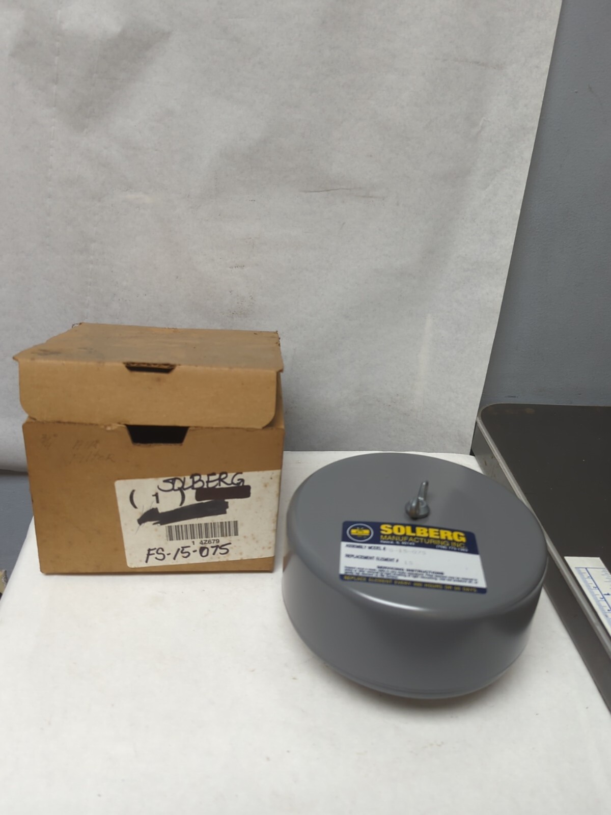 SOLBERG,FS-15-075,FILTER SILENCER 3/4 INCH WITH FILTER NOS