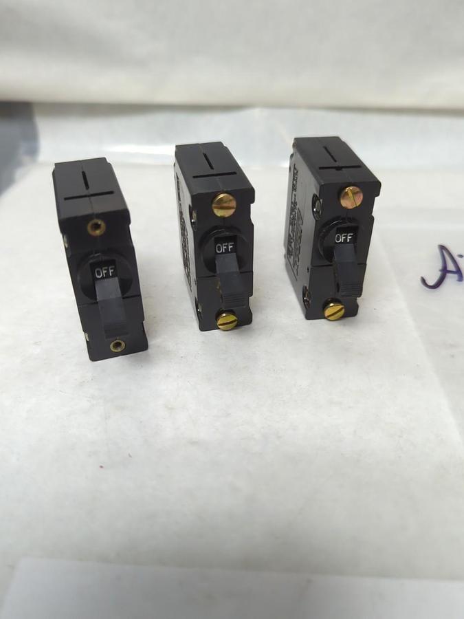 Used AIRPAX,UPG1-9497-1,CIRCUIT BREAKER LOT OF 3 PRE-OWNED