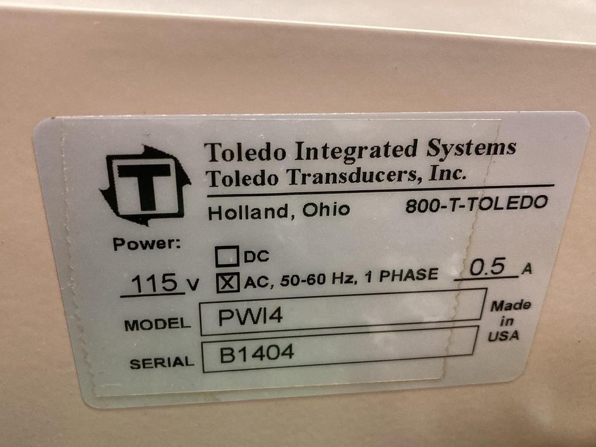 Used Toledo Integrated Systems,Model PW14,1-Phase Production Monitor 50-60Hz 0.5A