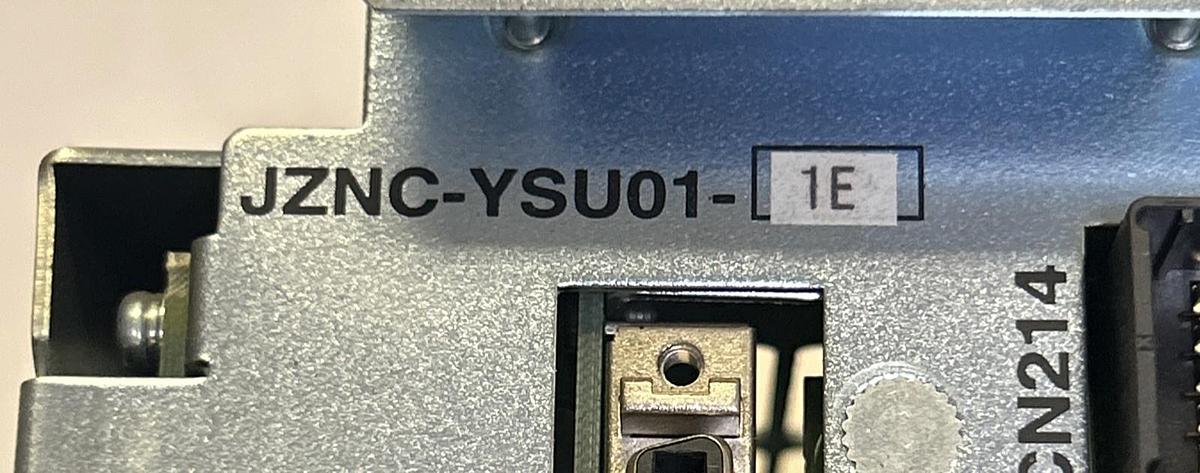 Used YASKAWA ELECTRIC,JZNC-YSU01-1E,MACHINE SAFETY UNIT SERVO DRIVE