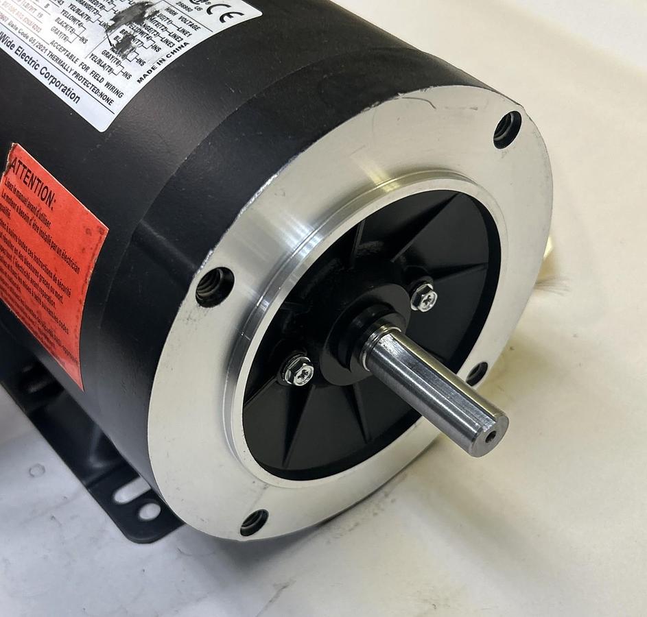 WORLDWIDE ELECTRIC,NAT12-18-56CB,INDUCTION MOTOR 1/2HP 1725RPM 230/460V 56C FR
