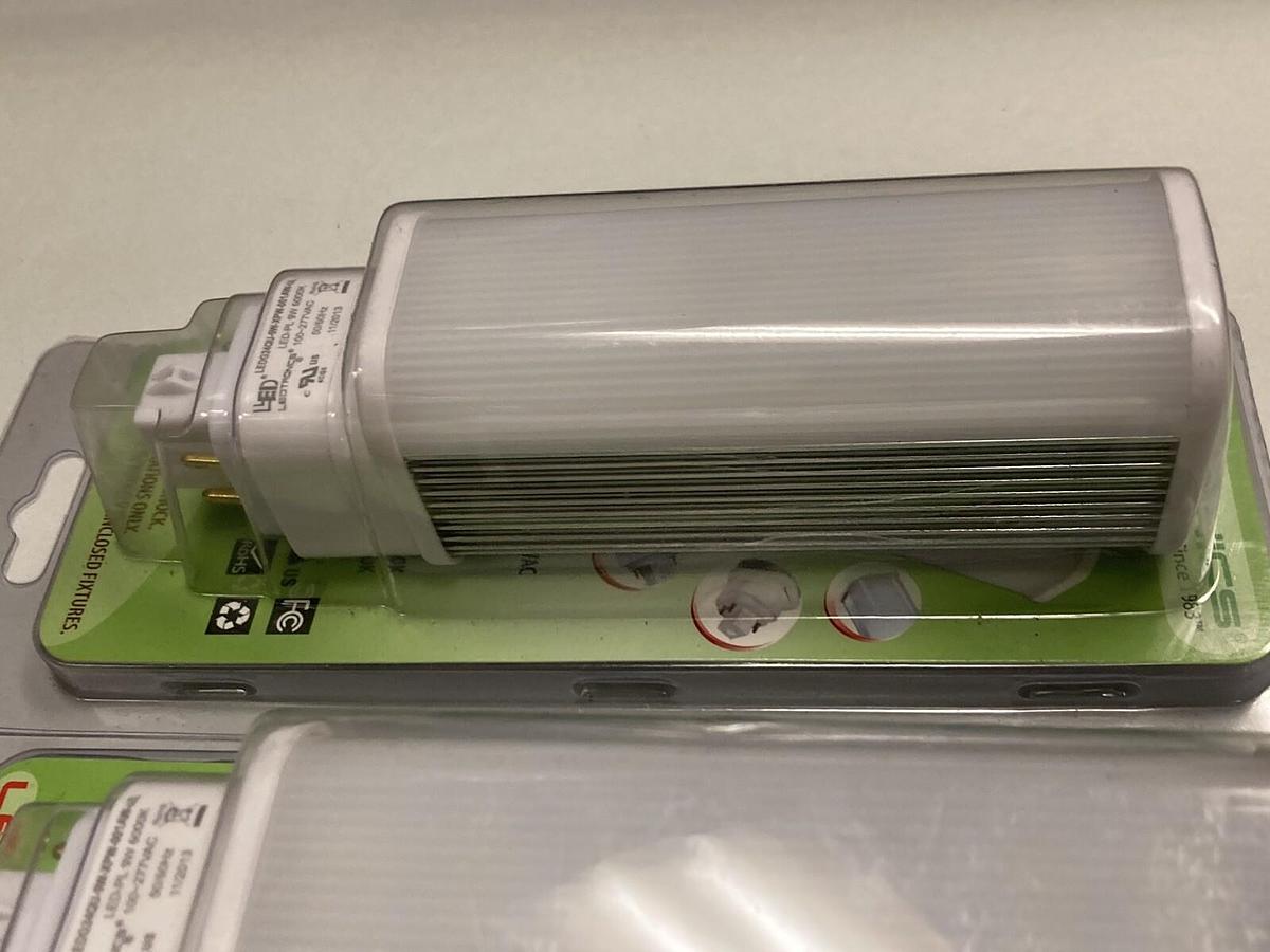 Used Ledtronics,LED-PL 9W 6000K,Bulb Lot of 3