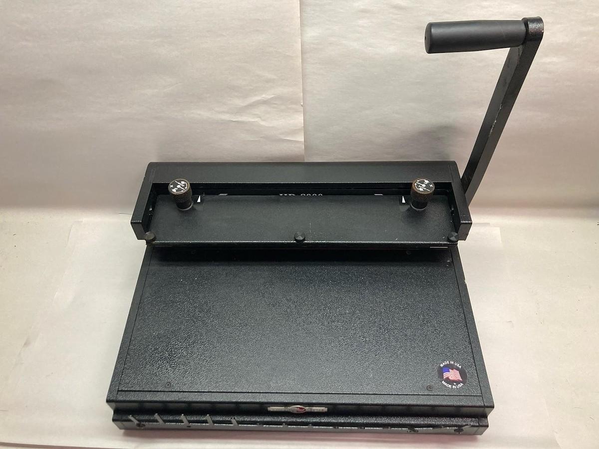 Used Rhin-O-Tuff,HD-8000,Wire Closer Wire Closing Module for Punch Binding Machine