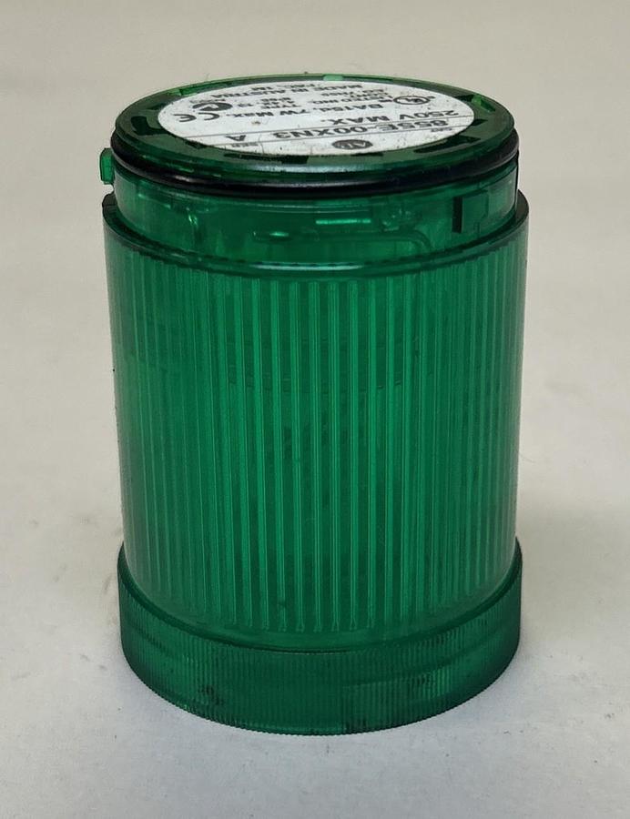 Used ALLEN BRADLEY,855E-00XN3,GREEN STEADY INCANDESCENT STACK LIGHT W/ 855E-LL24G