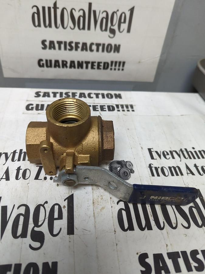 NIBCO,400SWP,3-WAY BALL VALVE 1 INCH NOS