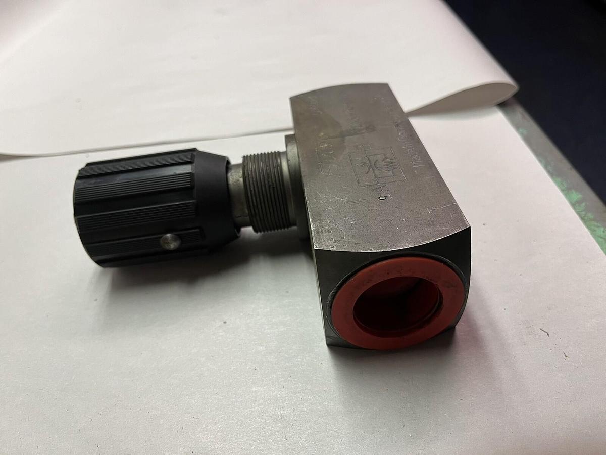 Used FLUIDTEC,DRV-20-01.1/5,HYDRAULIC 1" FLOW CONTROL VALVE