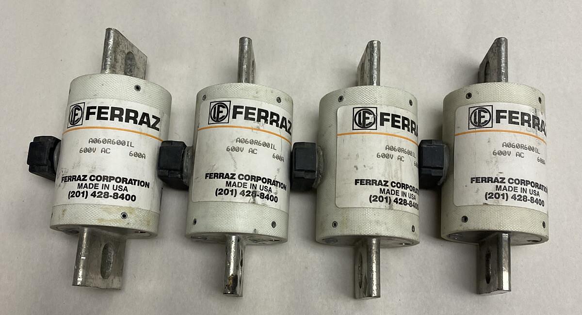Ferraz,A060R600IL,Protistor Fuse 600V 600A NOS Lot of 4