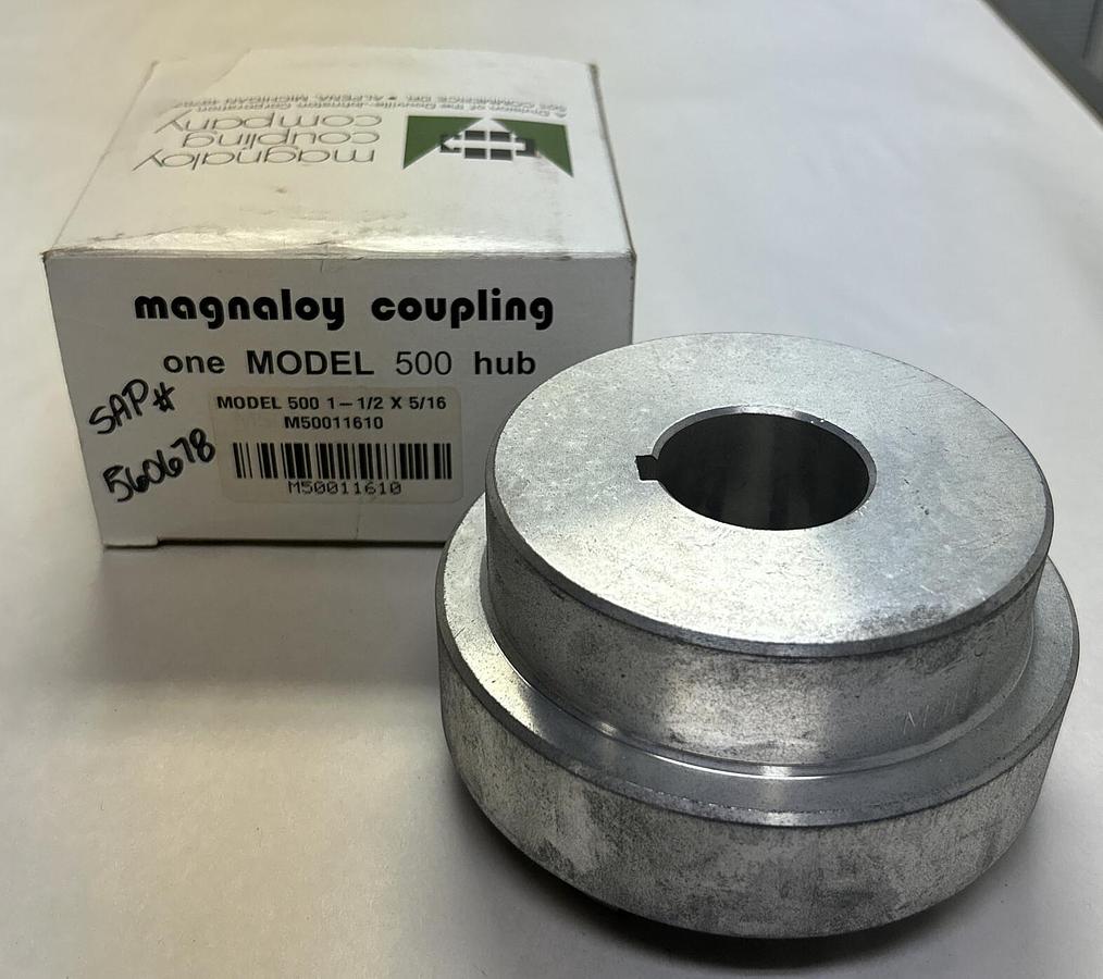 Used MAGNALOY COUPLING,M50011610,COUPLING 1-1/2 X 5/16 NEW