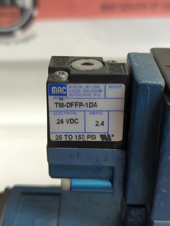 Used MAC VALVES,82A-BC-BPA-TM-DAAP-1DA/82A-BC-000-TM-DAAP-1DA,SOLENOID VALVE ASSY