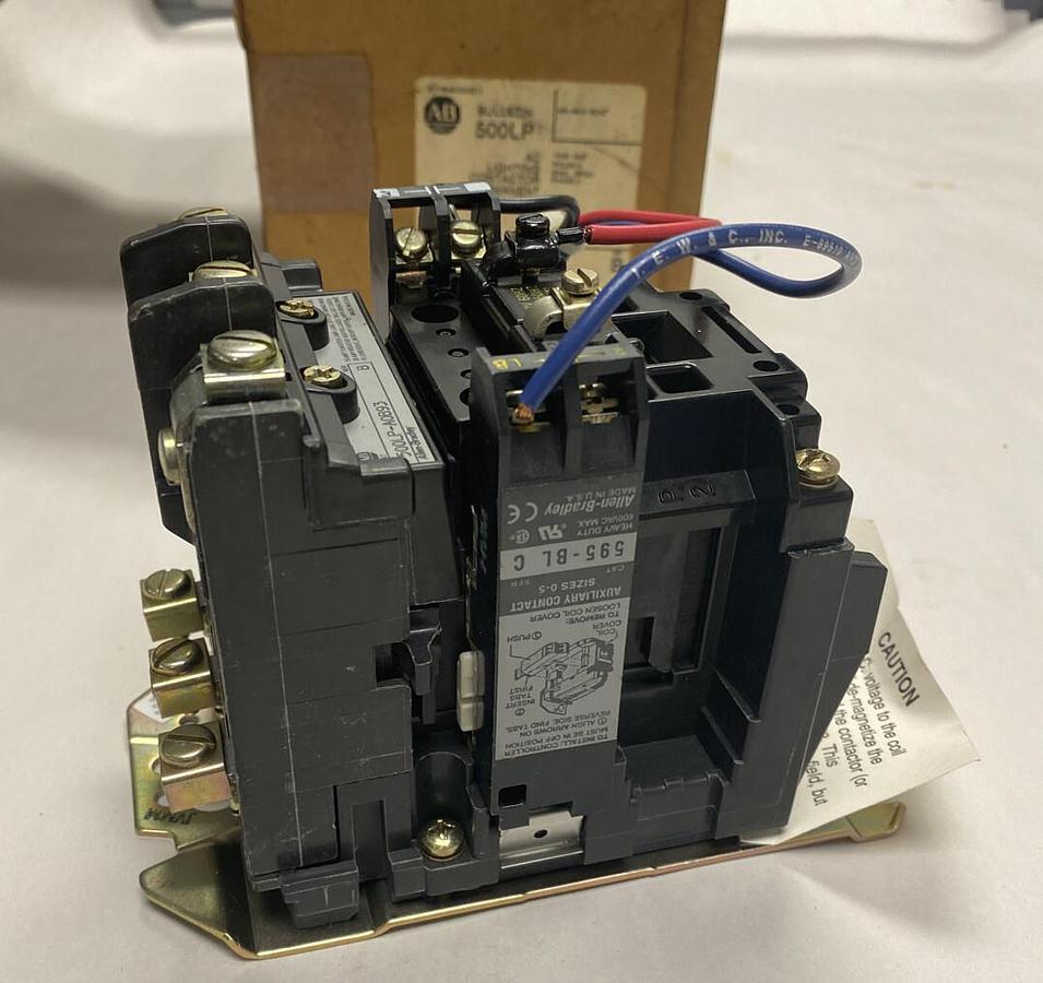 Allen Bradley,500LP-AOB93,Contactor Series B Coil 480V New in Box