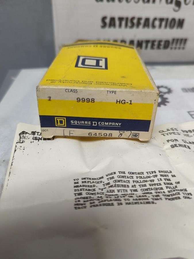 SQUARE D,64598,TYPE HG-1 CONTACT KIT NOS