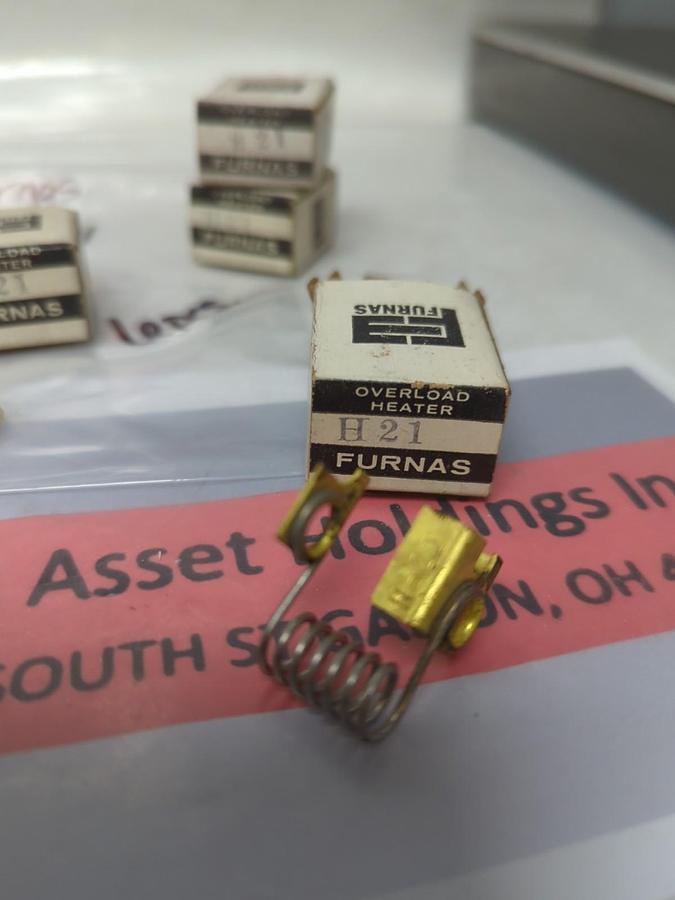 FURNAS,H21,OVERLOAD HEATER ELEMENT LOT OF 6 NOS