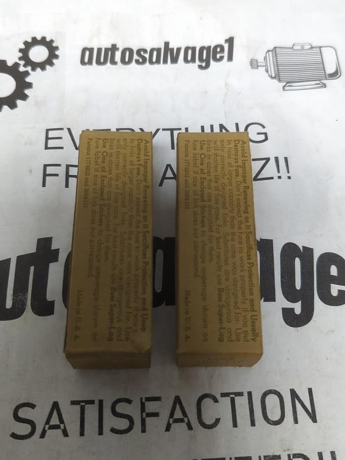 BUSSMANN,LKN-110,RENEWAL LINKS 250V LOT OF 10 NEW