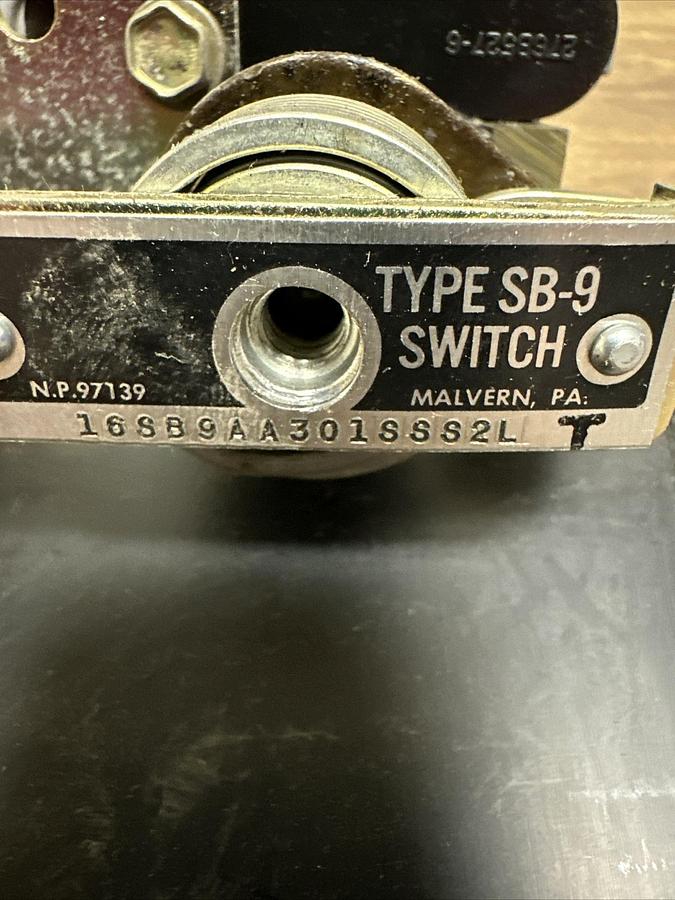 Used GE,16SB9AA301SSS2L,Type SB 9 Rotary Switch