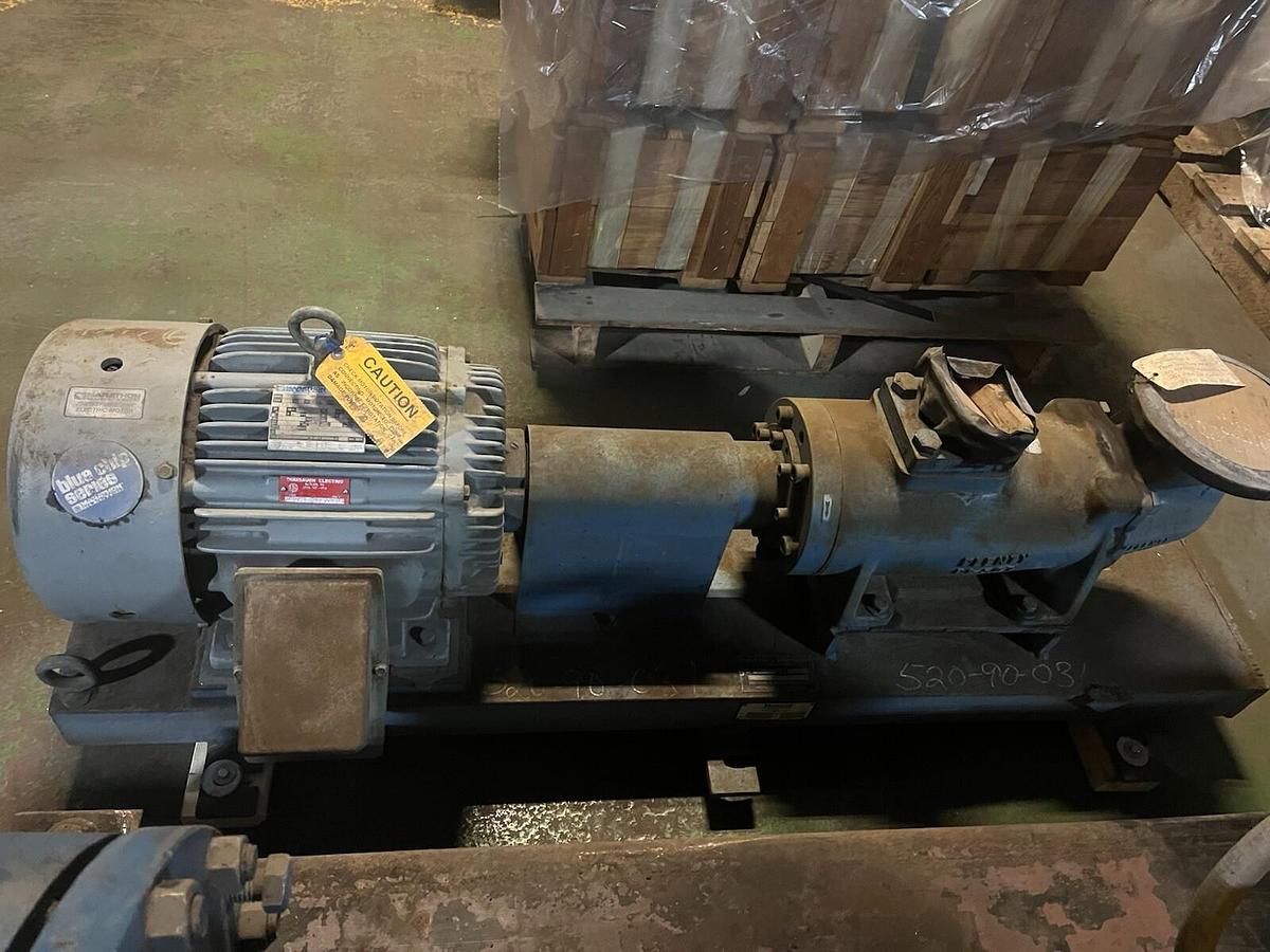Used BLENTY,TYPE 6,TRIPLE SCREW PUMP 7.5HP 1180RPM