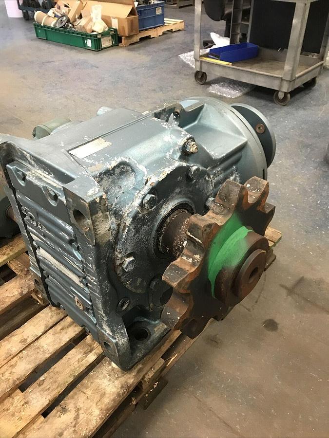 Used Sew Eurodrive,K127AM284,Gear Drive Ratio 70.95